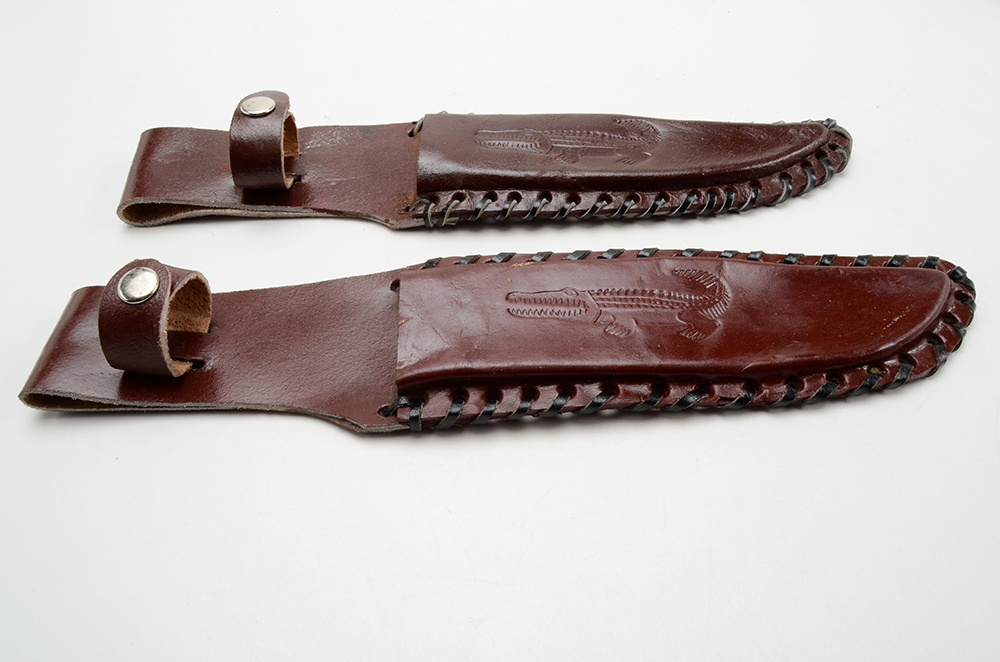 Group of Hunting and Survival Knives