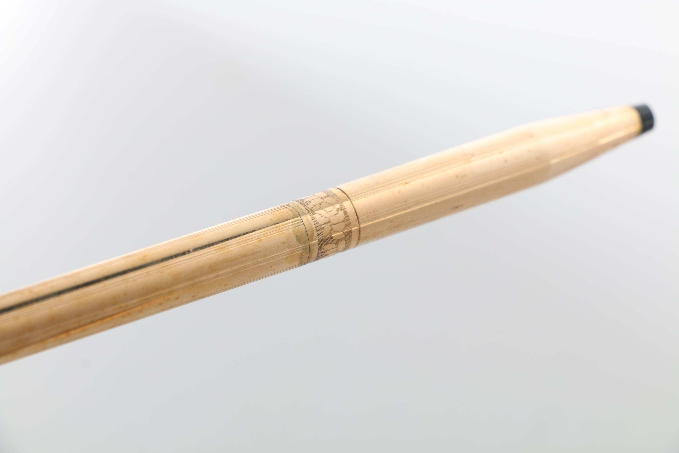 Cross Pen and Pencil with Leather Pen Case