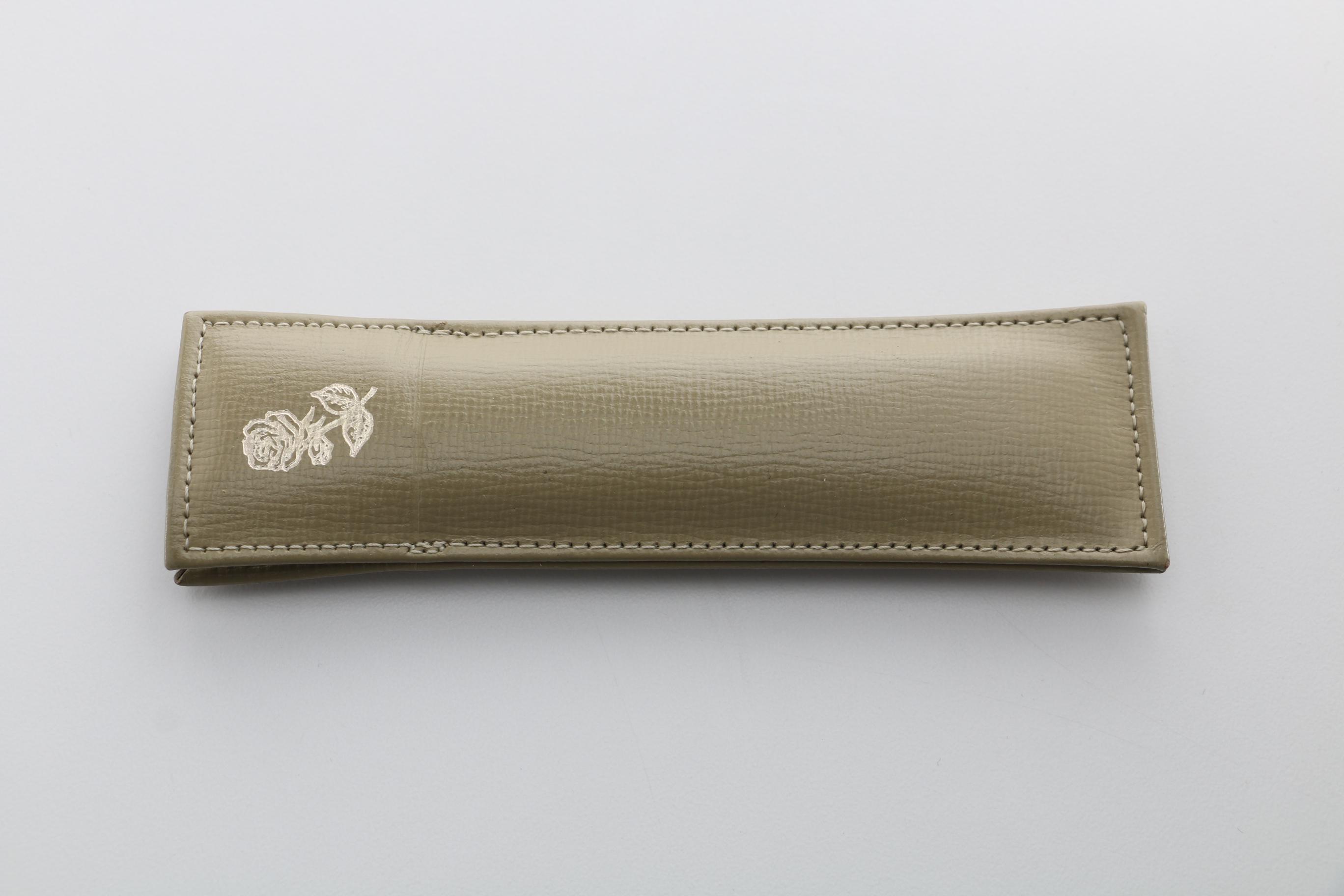 Cross Pen and Pencil with Leather Pen Case