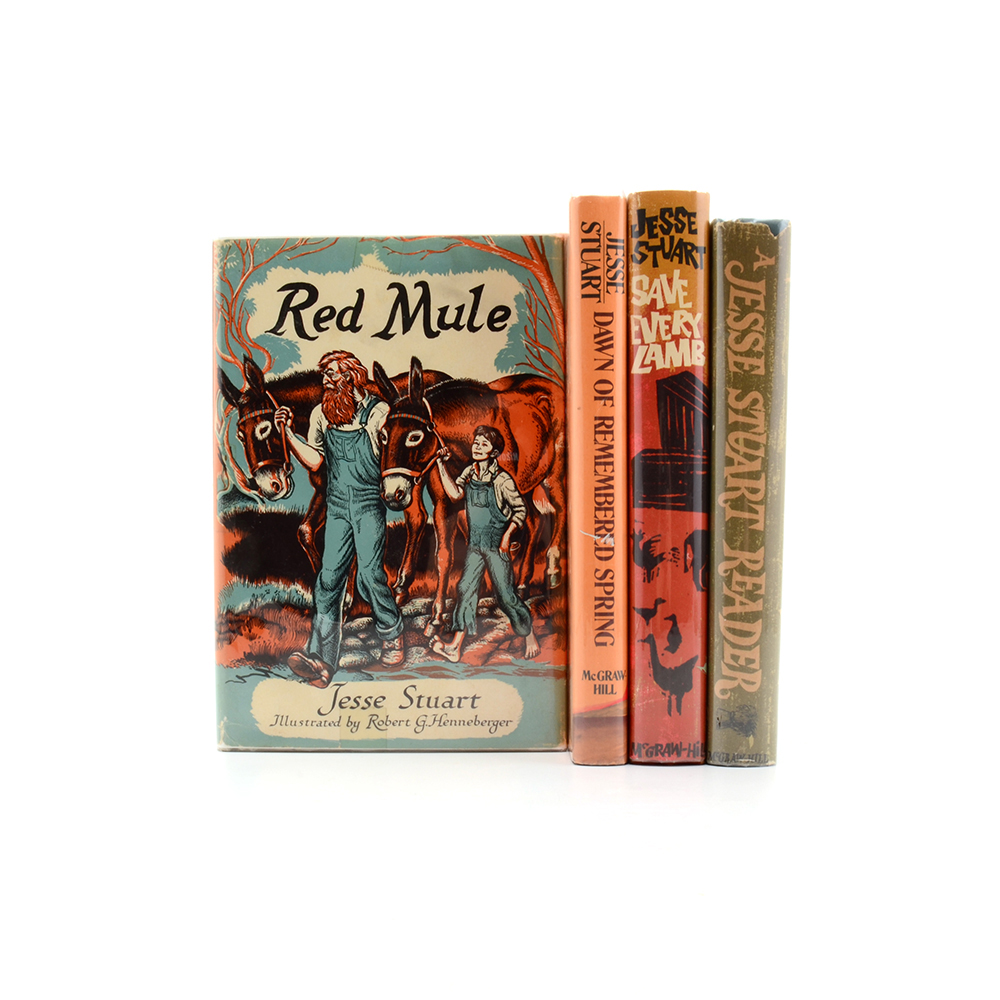 Signed Jesse Stuart Hardcover Books