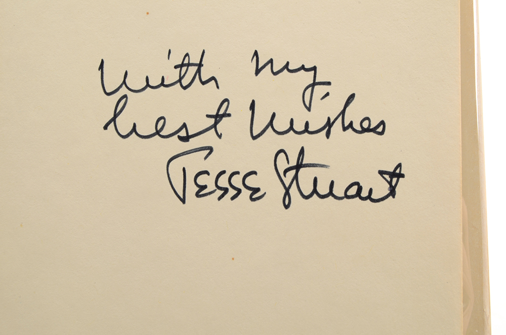Signed Jesse Stuart Hardcover Books