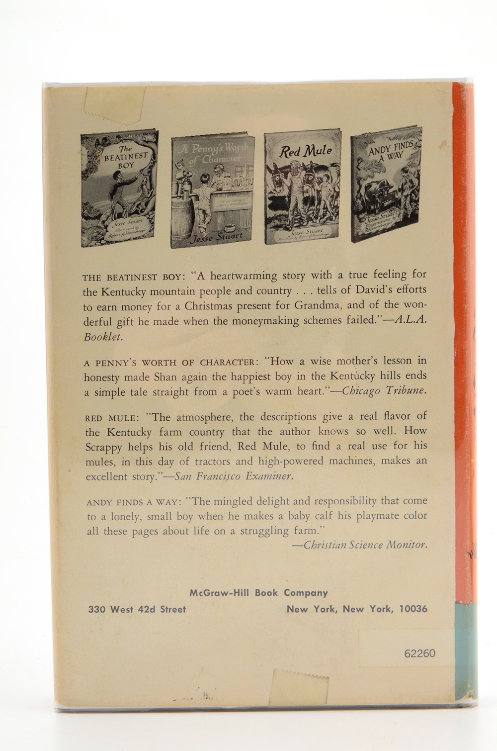 Signed Jesse Stuart Hardcover Books