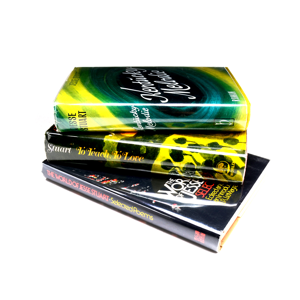 Collection of Signed Hardcover Jesse Stuart Books