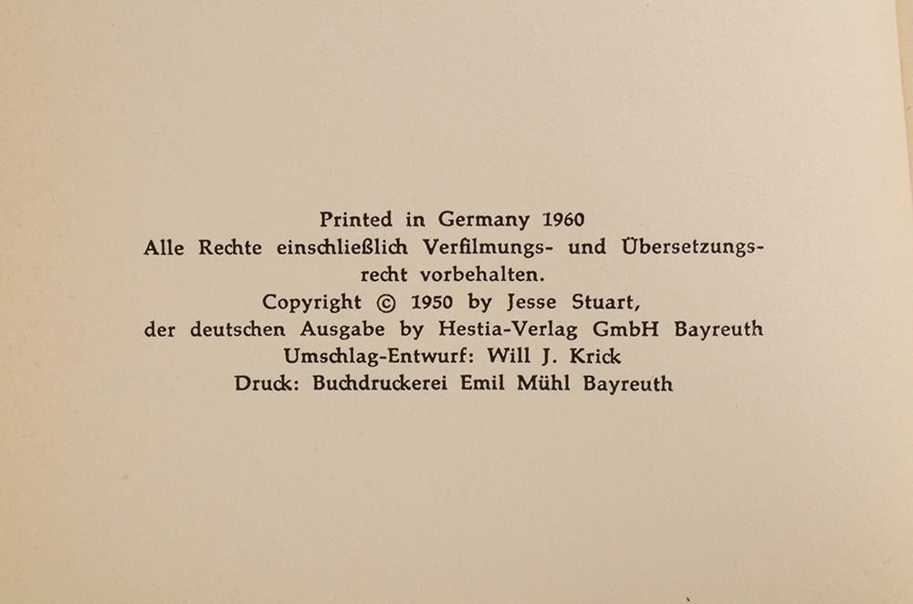 Collection of Signed Hardcover Jesse Stuart Books