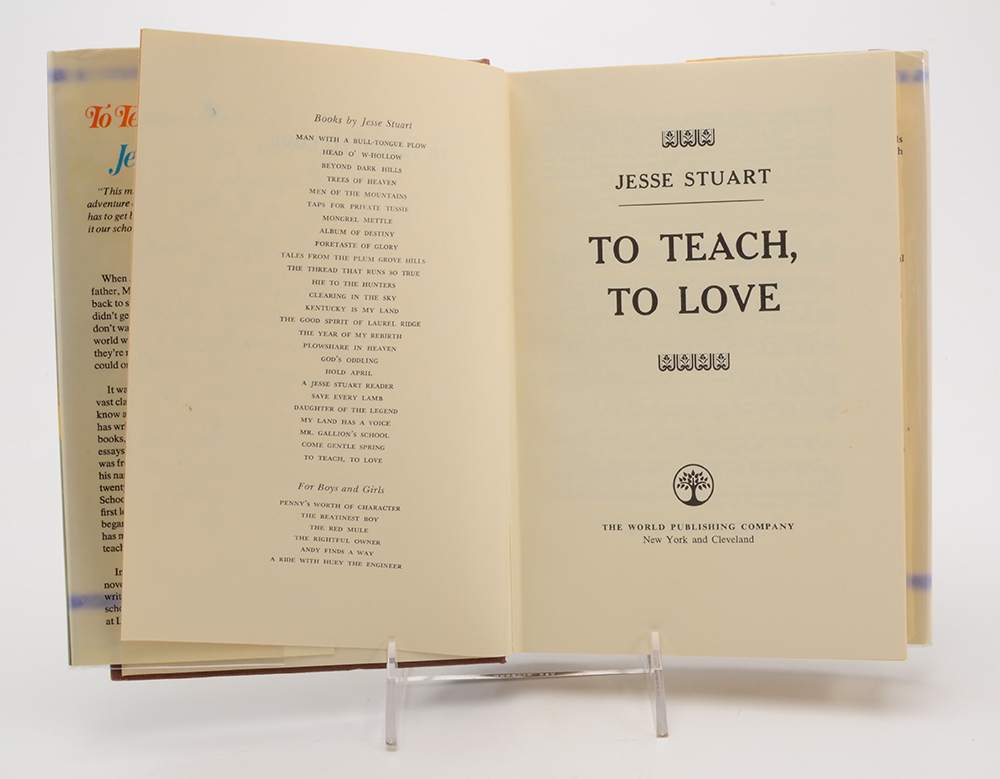 Collection of Signed Hardcover Jesse Stuart Books