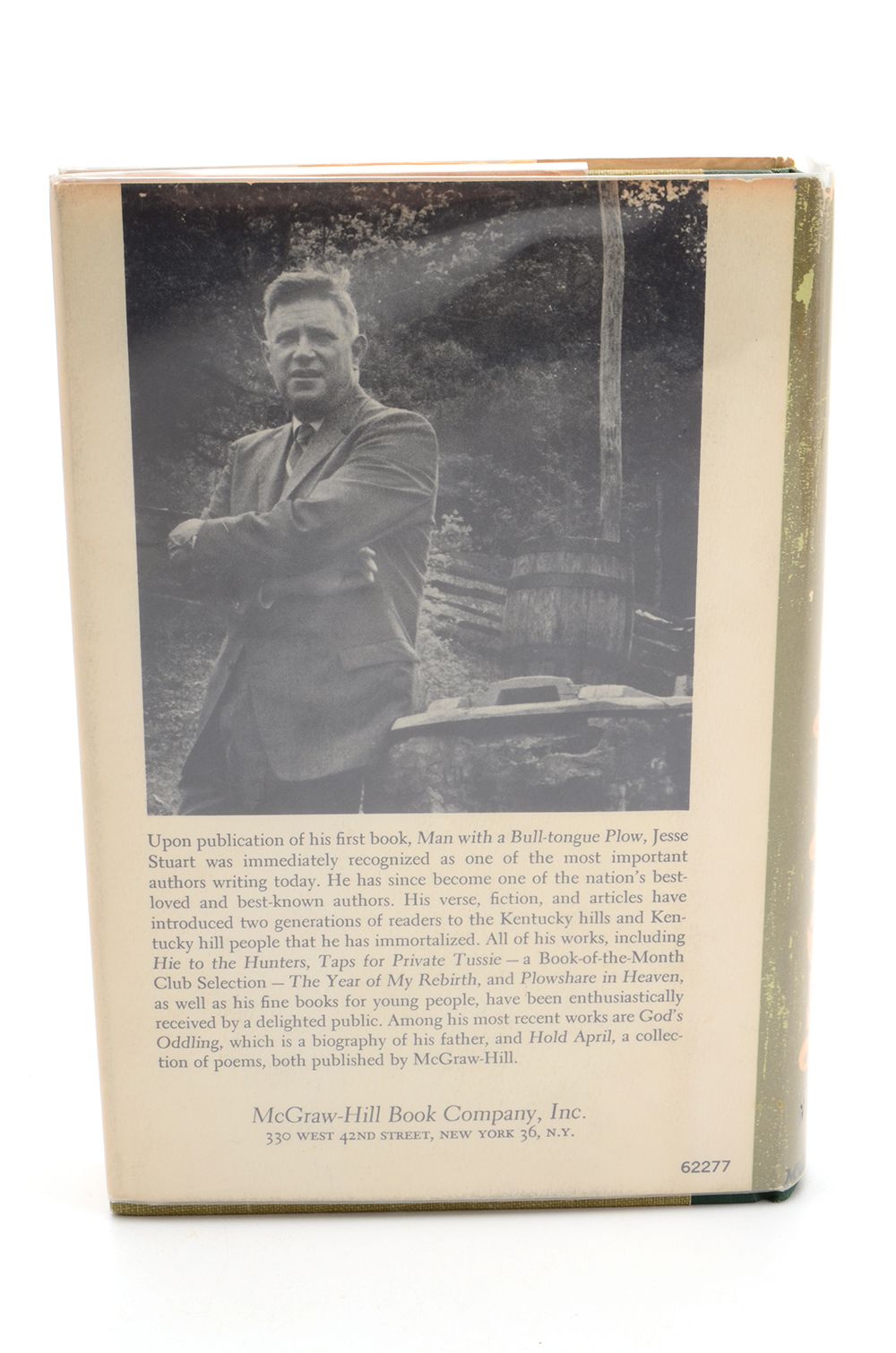 Signed Jesse Stuart Hardcover Books