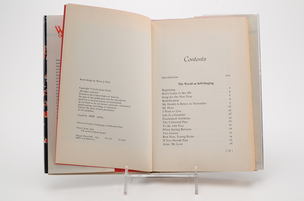 Collection of Signed Hardcover Jesse Stuart Books