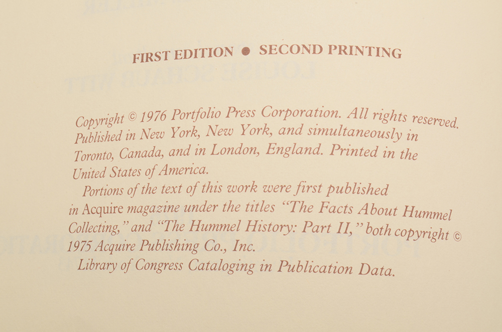 Hummel "Good Friends" Figurine and Collector's Guide Book