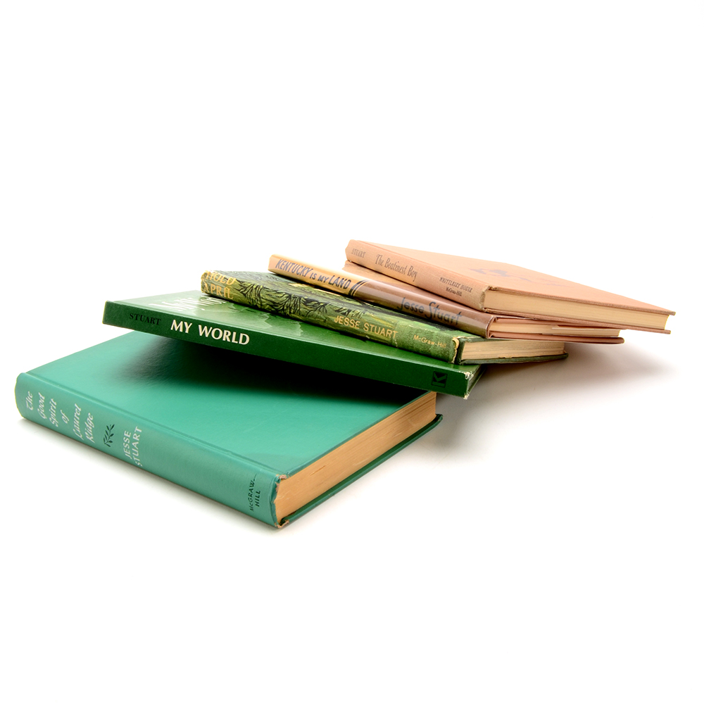 Signed Jesse Stuart Hardback Books