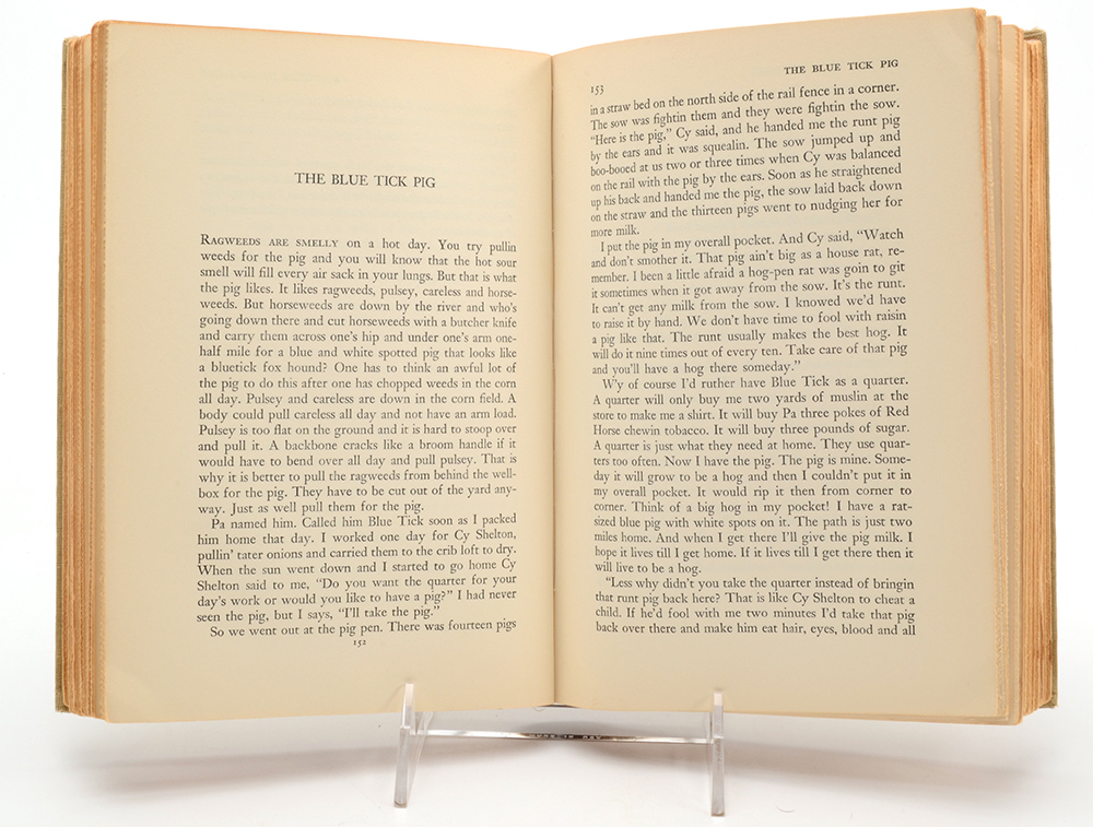 Signed Jesse Stuart Books