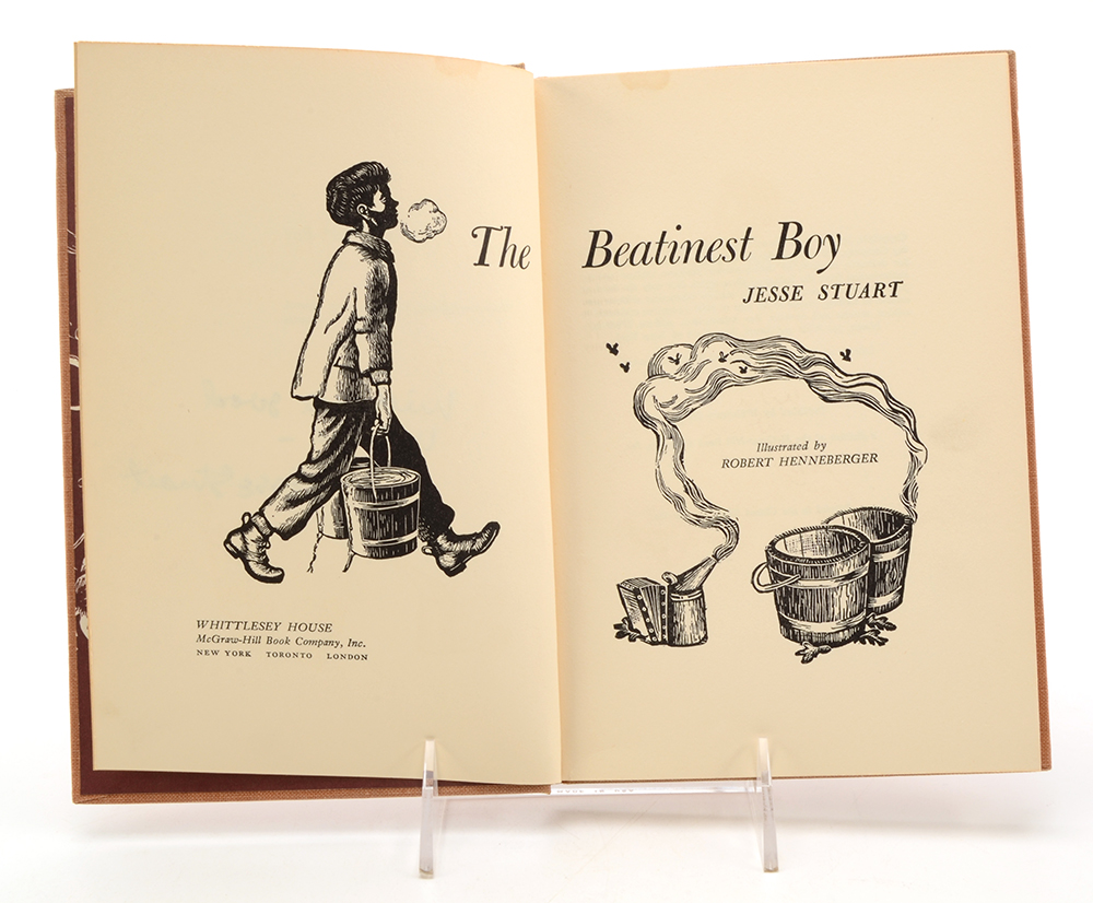 Signed Jesse Stuart Hardback Books