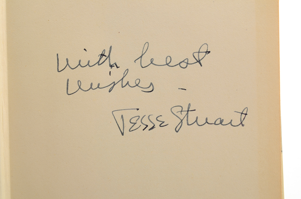 Signed Jesse Stuart Books