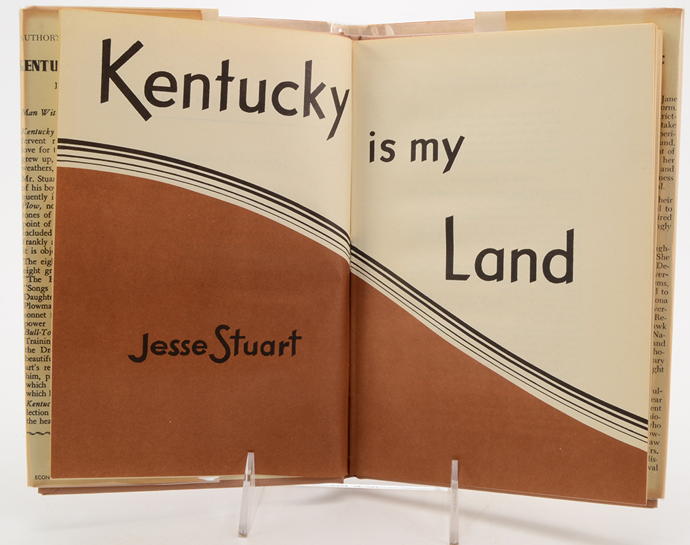 Signed Jesse Stuart Hardback Books