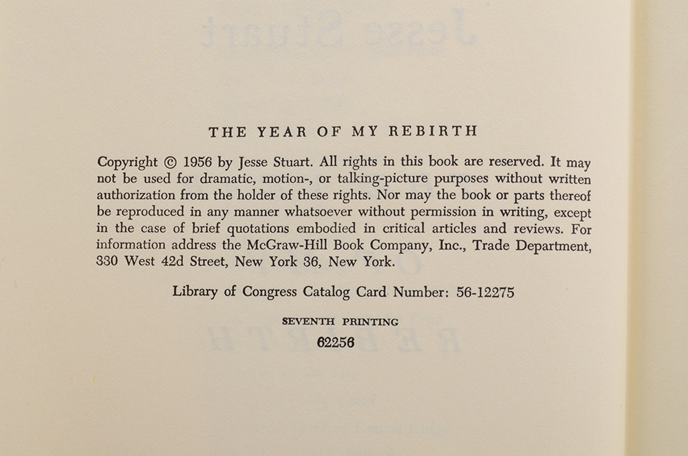 Signed Jesse Stuart Books