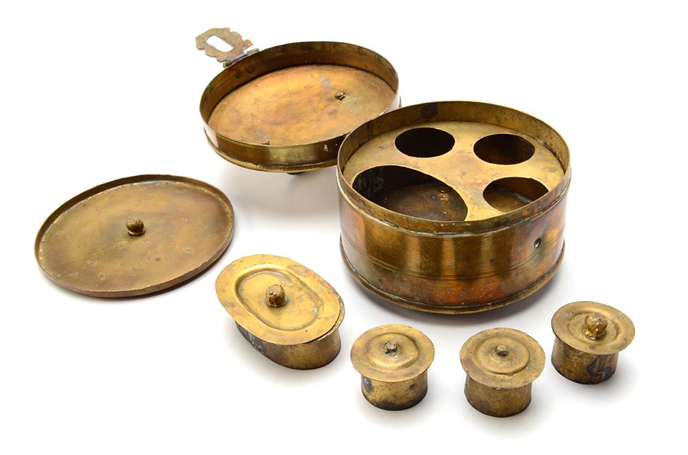 Vintage Brass Trinket Boxes