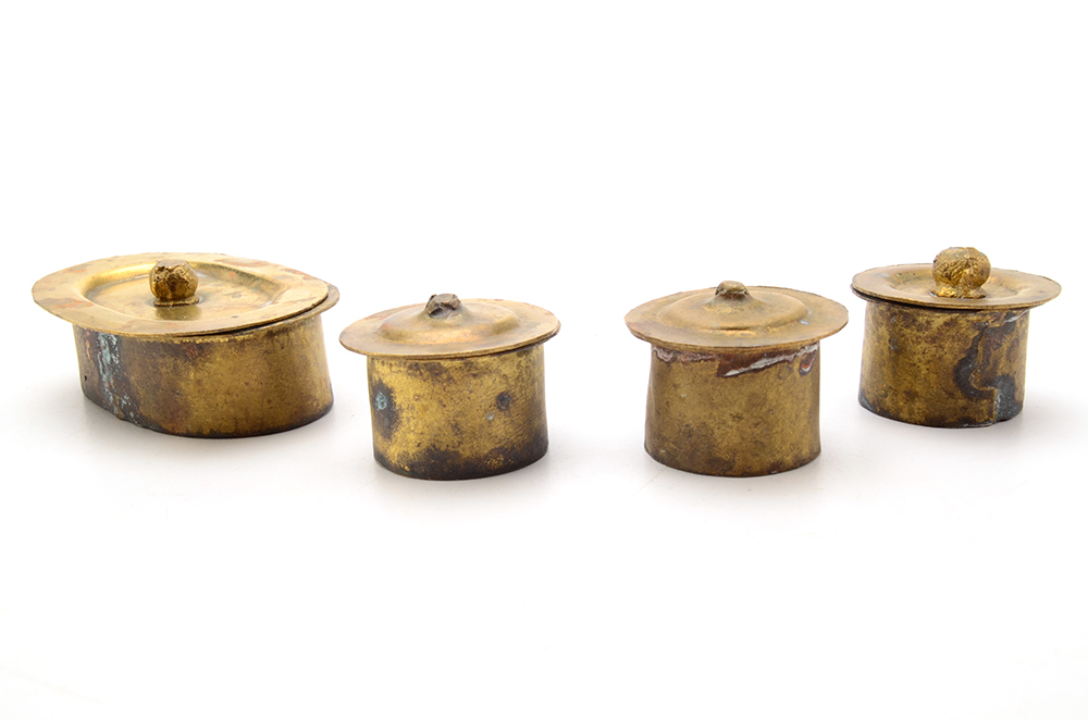 Vintage Brass Trinket Boxes