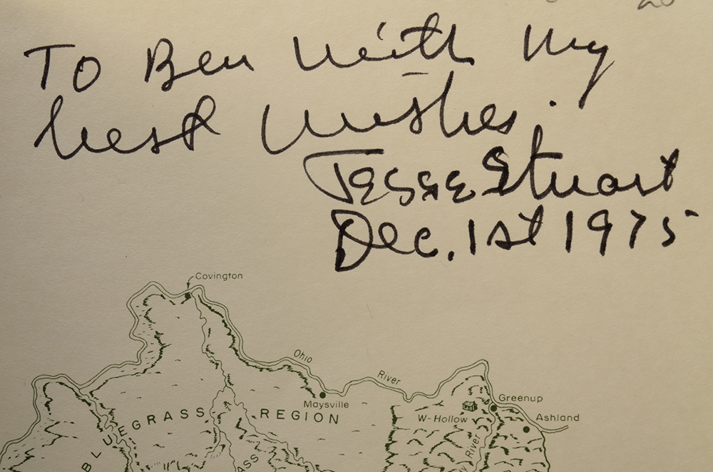 Signed Jesse Stuart Hardback Books