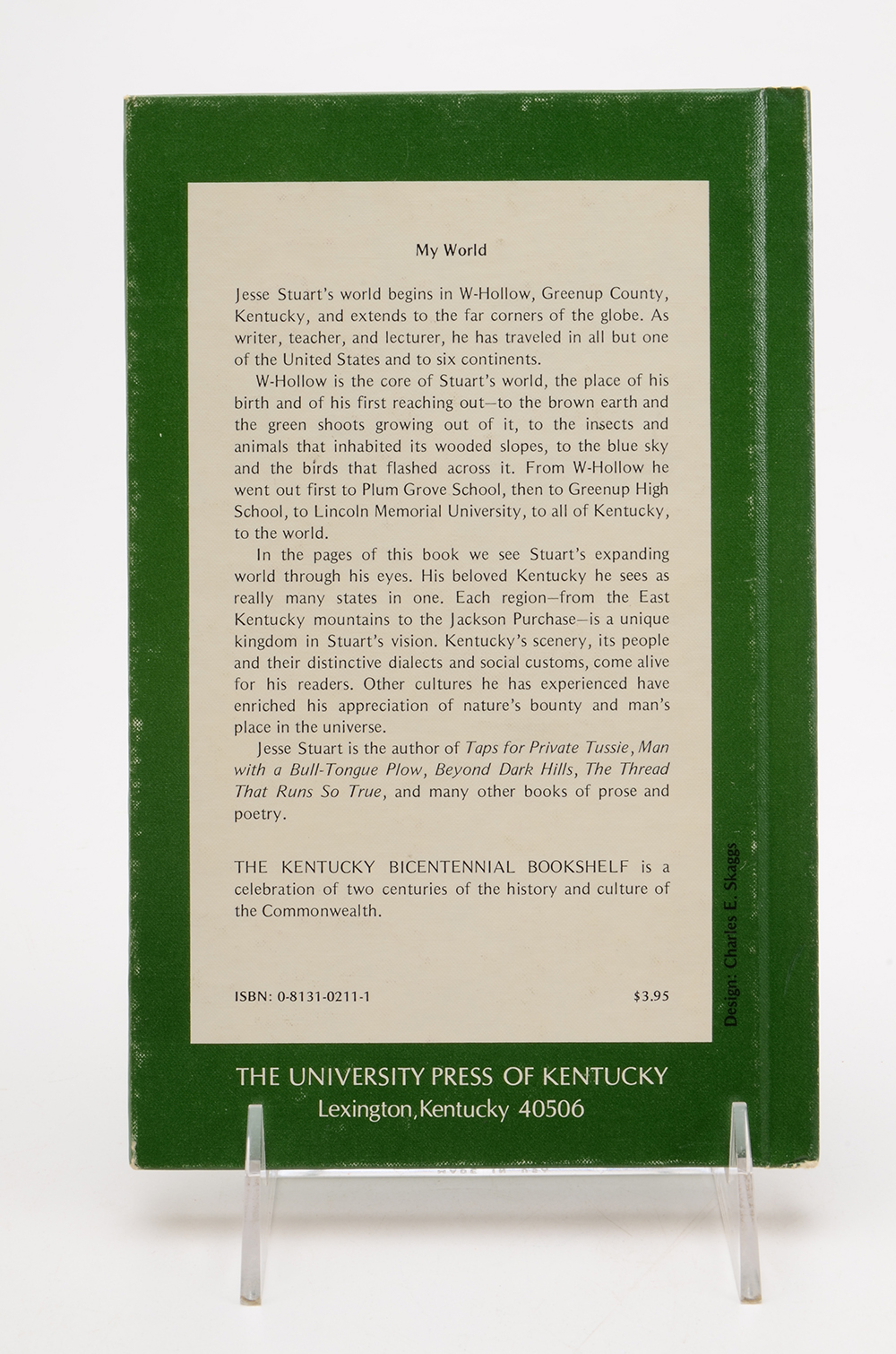 Signed Jesse Stuart Hardback Books