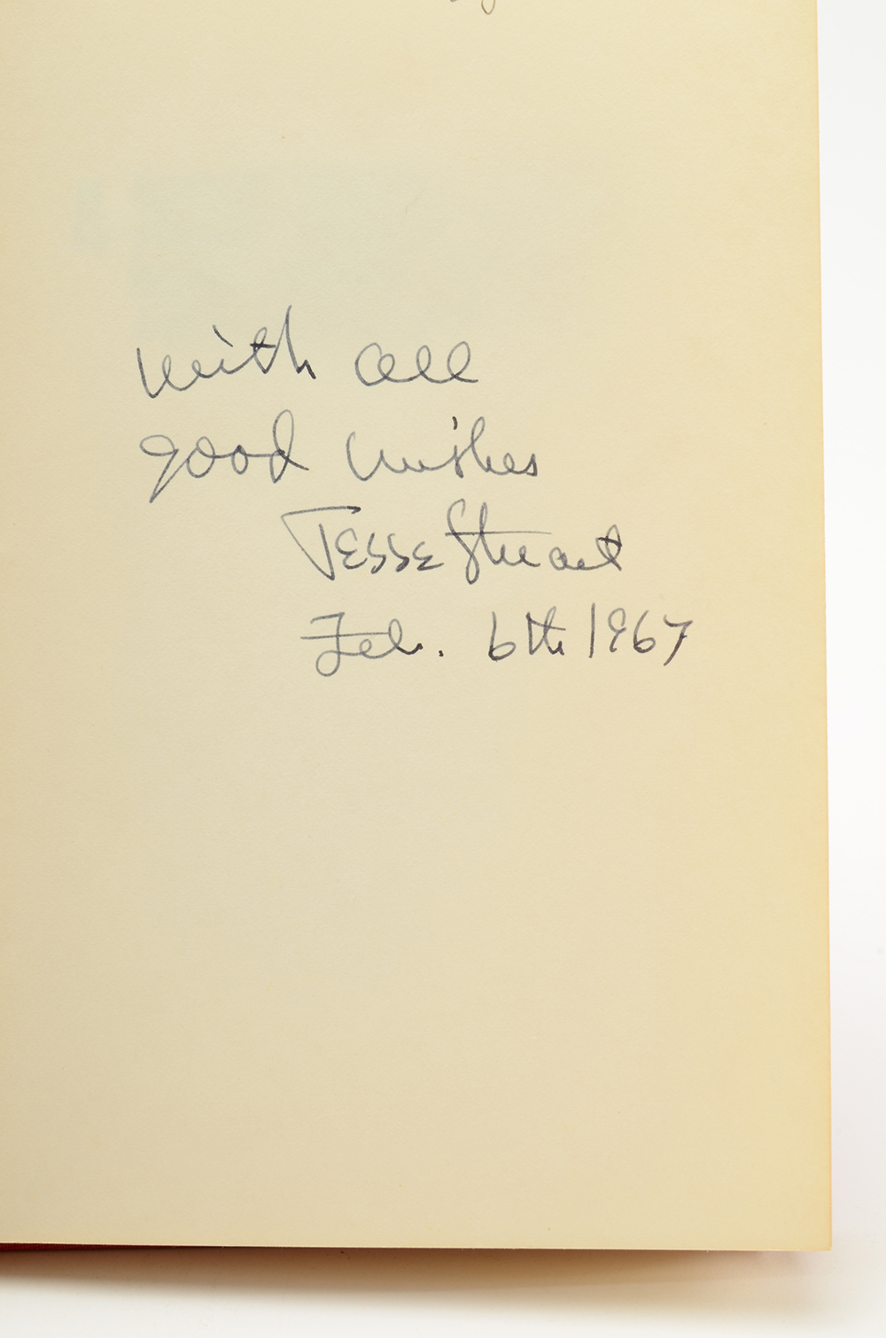 Jesse Stuart Signed Hardcover Books