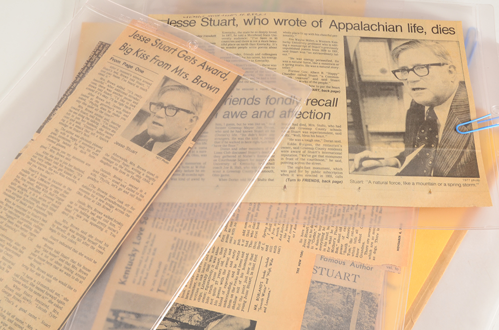 Jesse Stuart Autobiographical Works and Editorial Collection