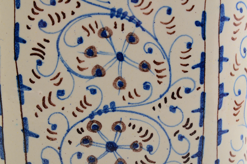 Italian Faience Style Tin-Glazed Ceramic Jars