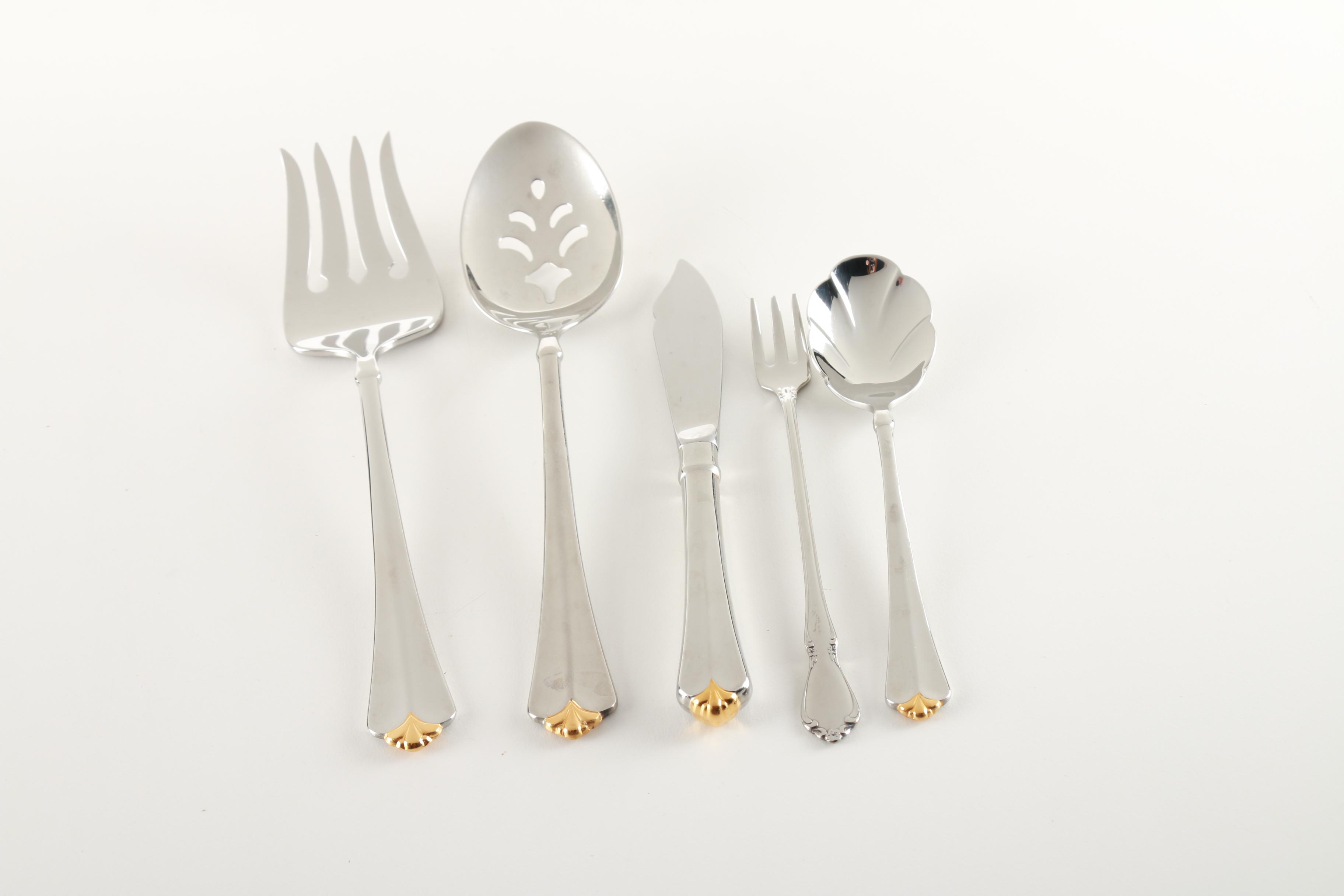 Oneida "Royal Flute" Stainless Steel Flatware