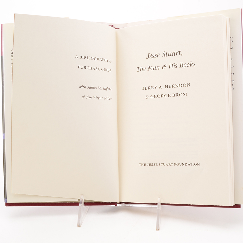 Jesse Stuart Autobiographical Works and Editorial Collection