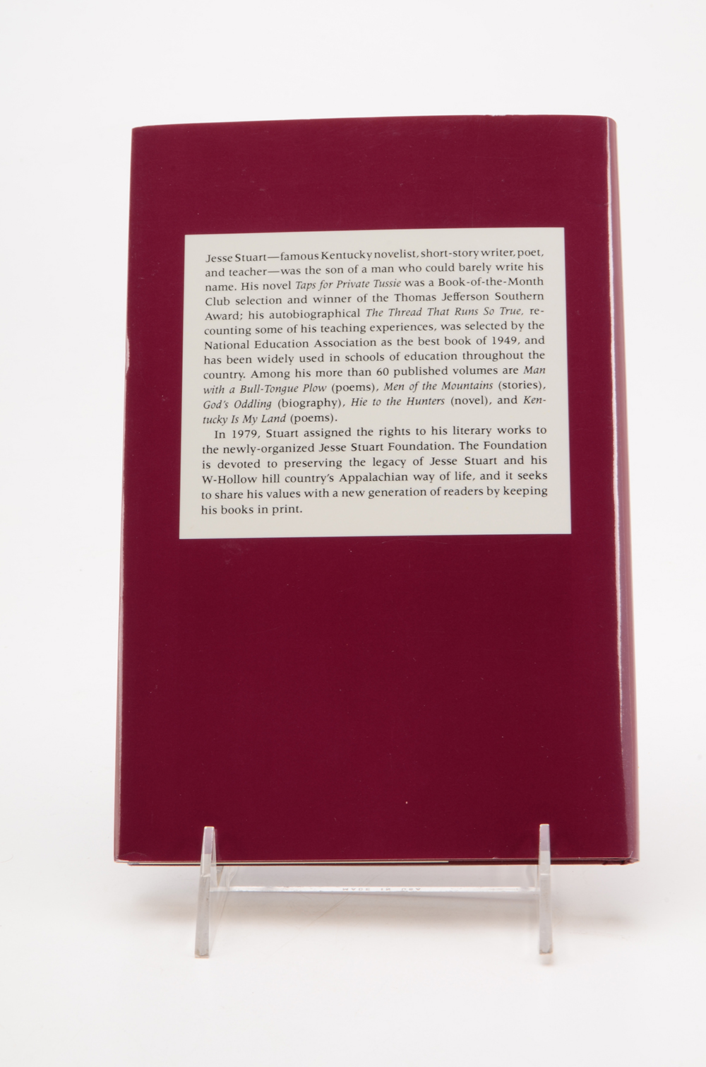 Jesse Stuart Autobiographical Works and Editorial Collection