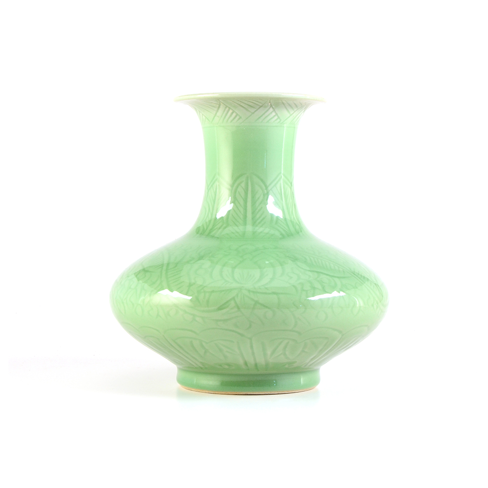 Chinese Celadon Style Vase