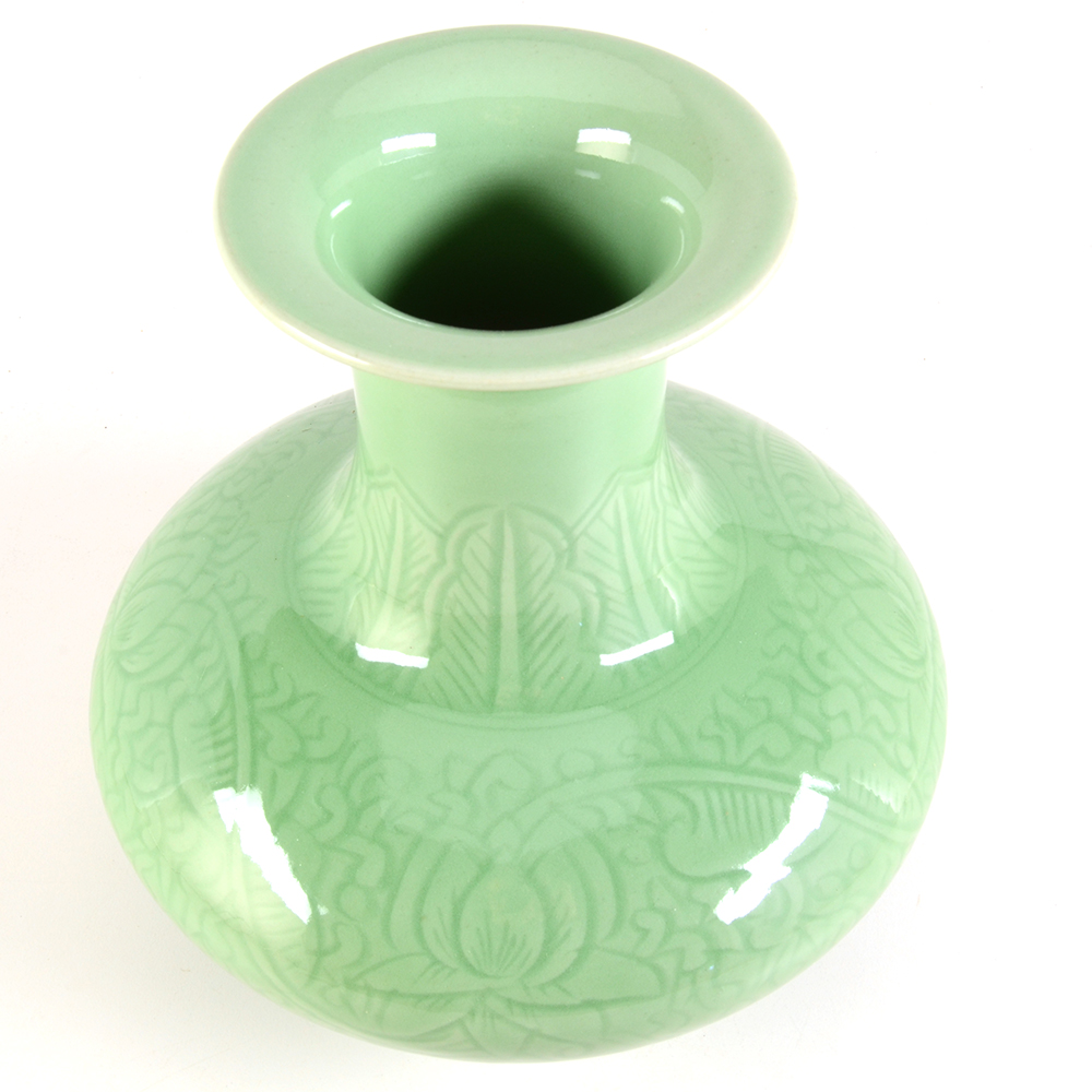 Chinese Celadon Style Vase