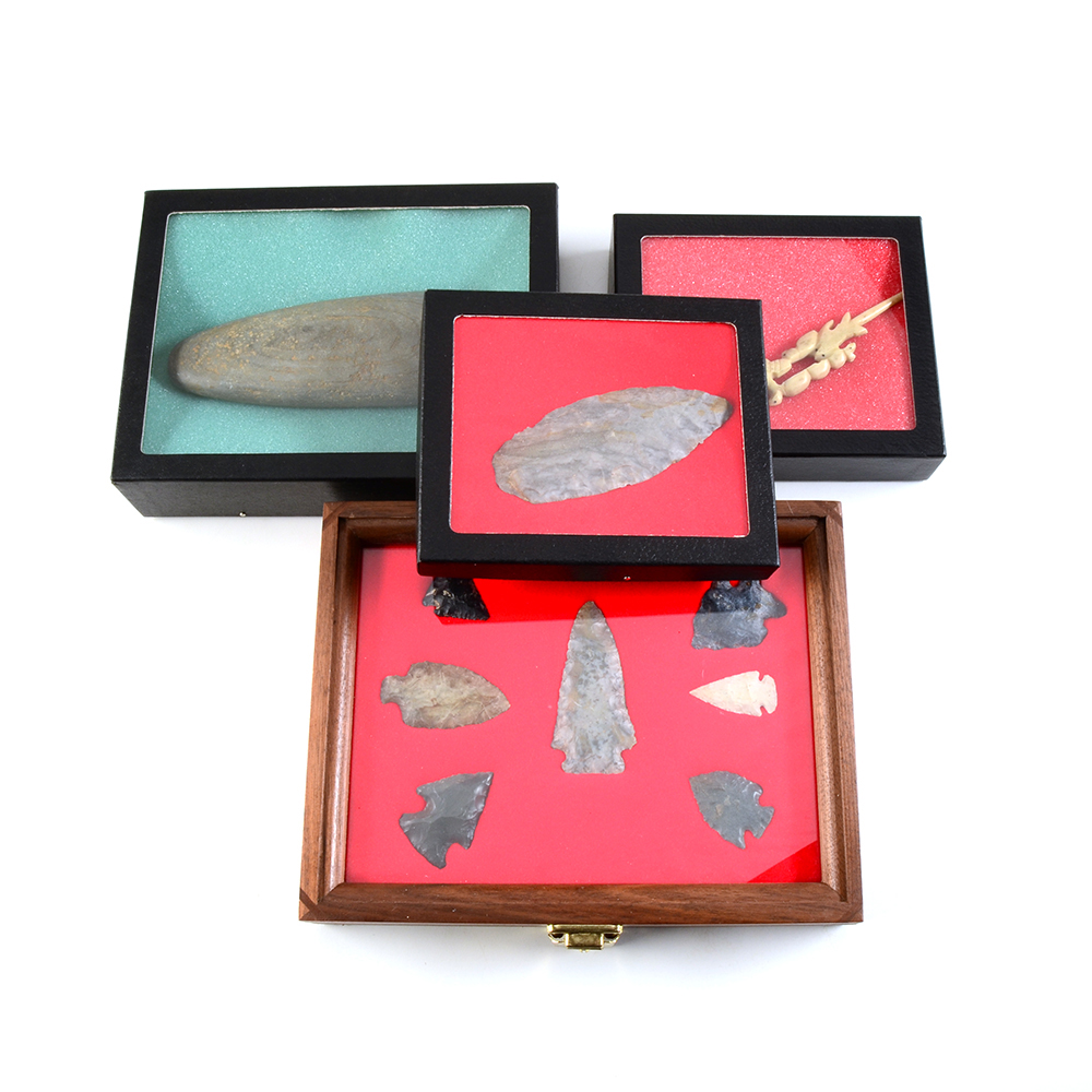 Arrowhead Collection and Rock Specimens