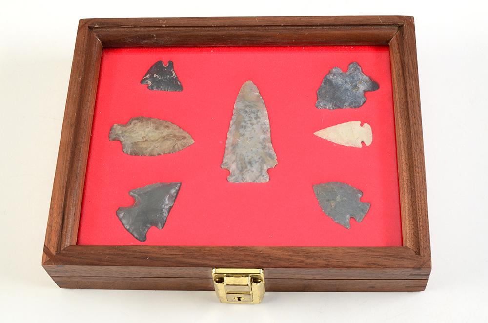 Arrowhead Collection and Rock Specimens