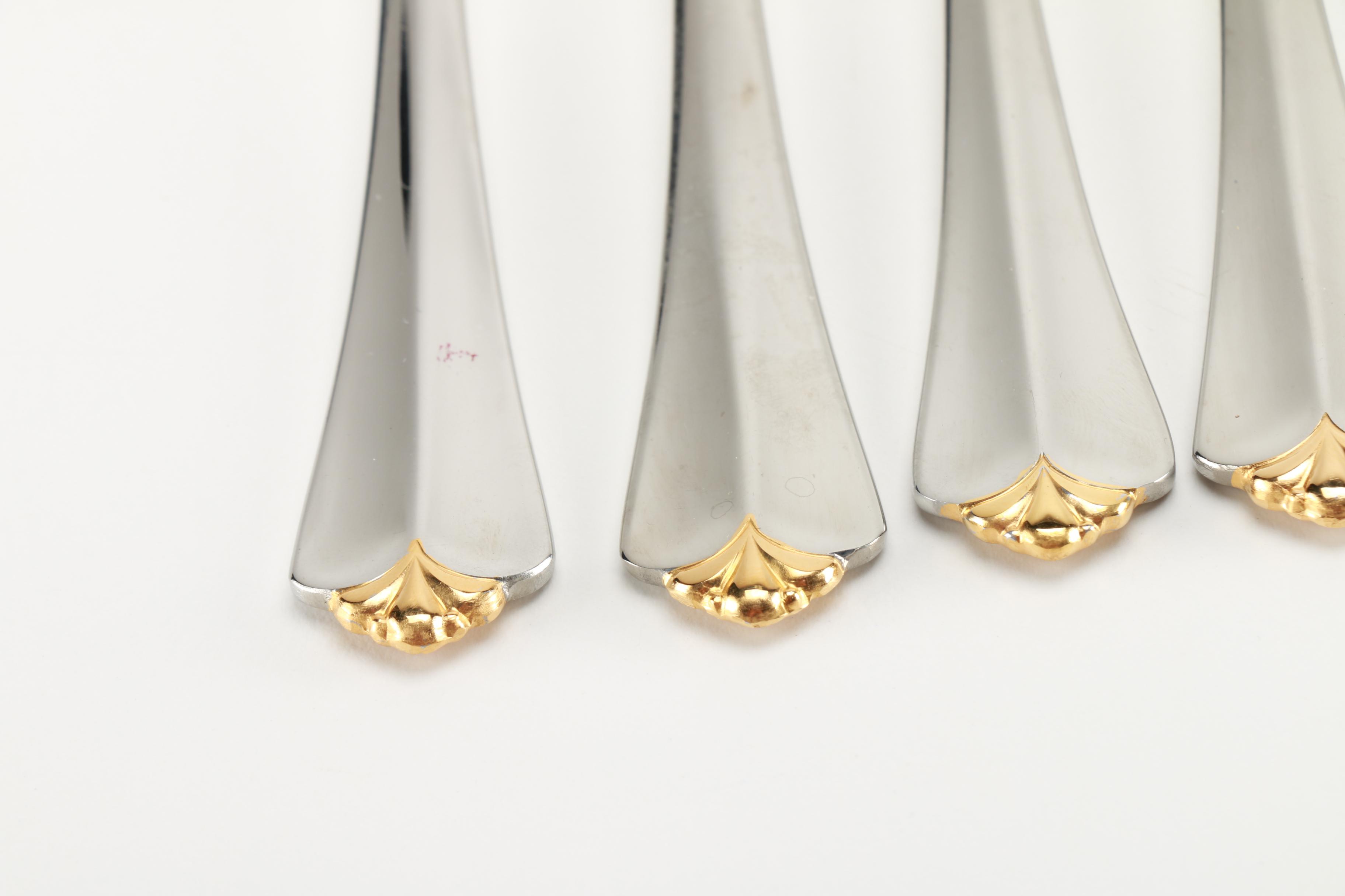 Oneida "Royal Flute" Stainless Steel Flatware