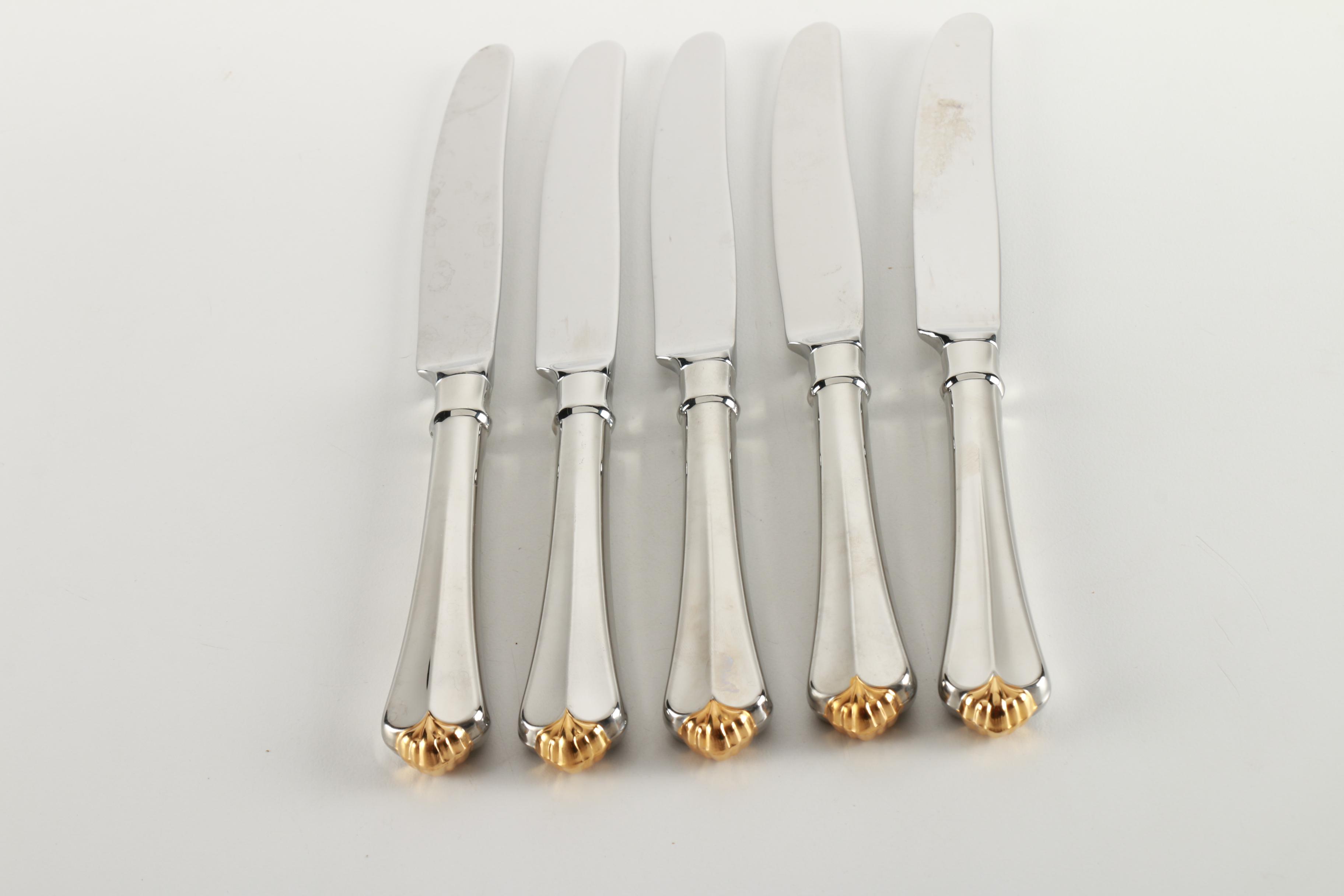 Oneida "Royal Flute" Stainless Steel Flatware