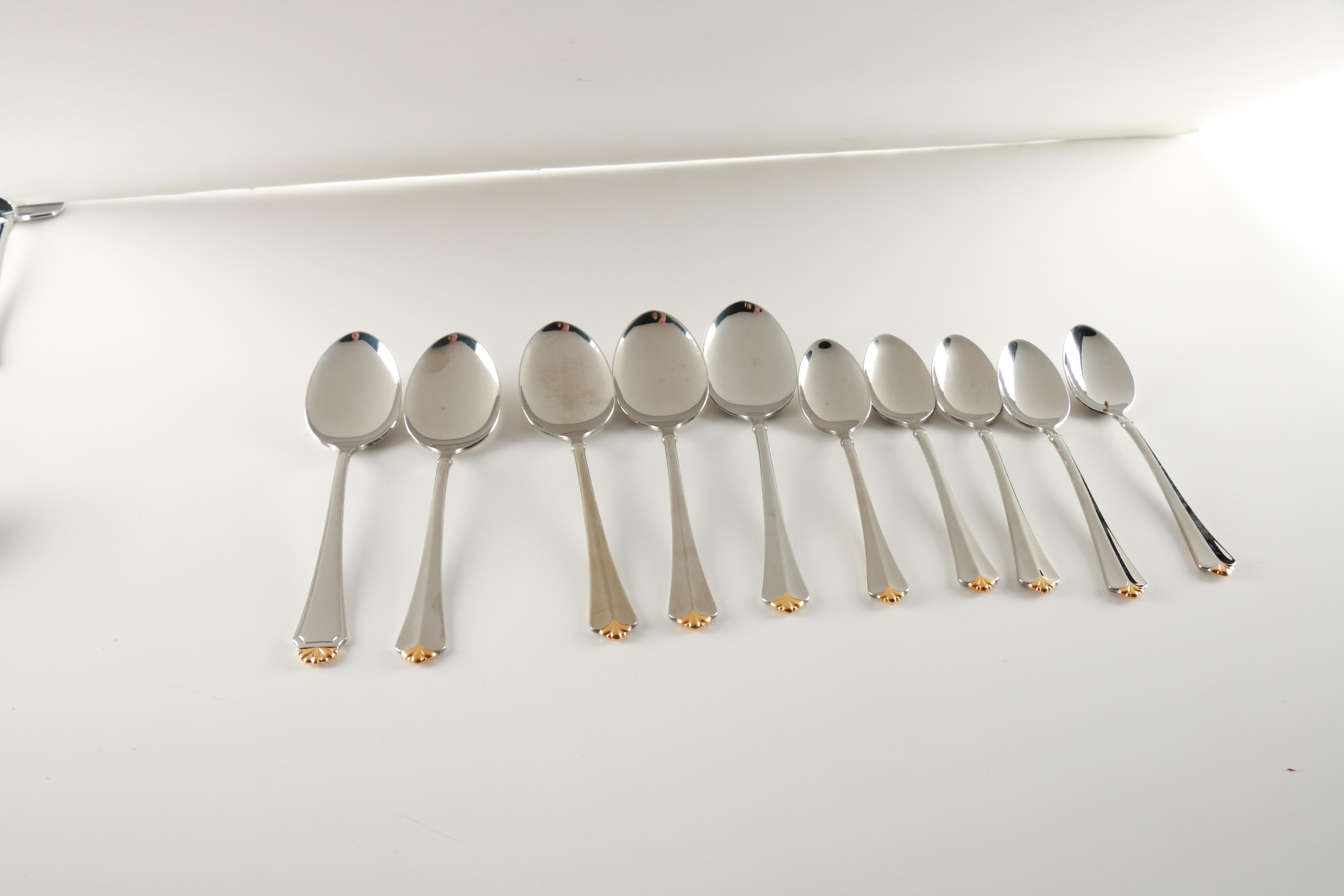 Oneida "Royal Flute" Stainless Steel Flatware