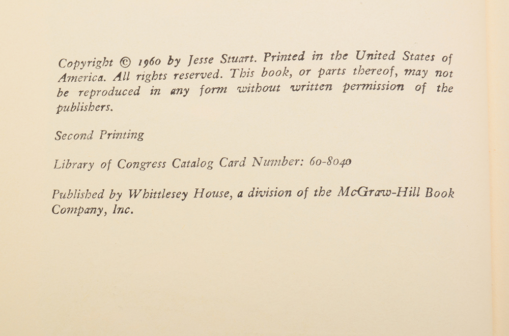 Jesse Stuart Book Collection