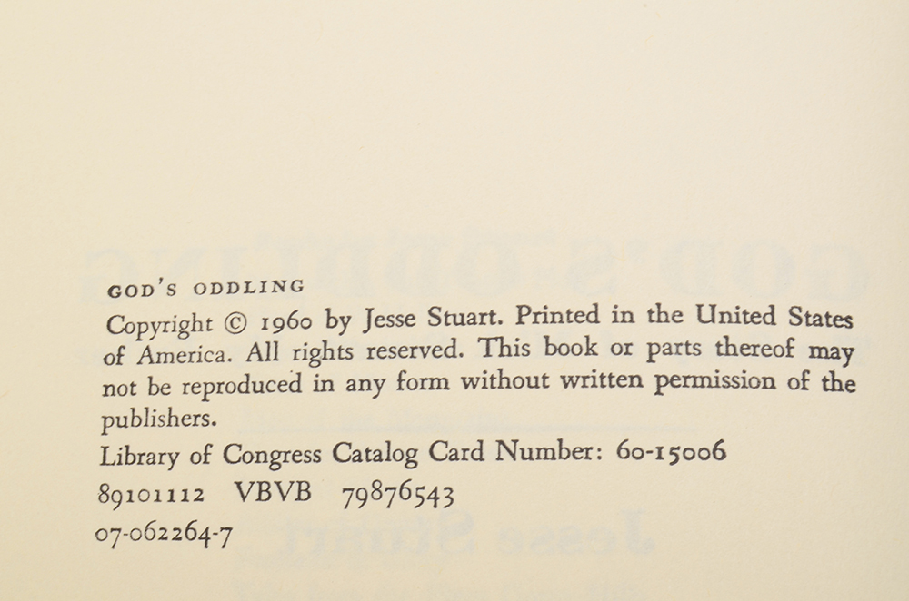 Jesse Stuart Book Collection