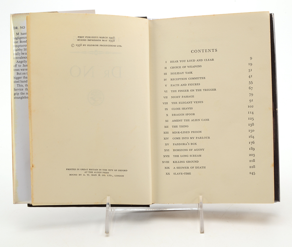 Pair of Ian Fleming First Editions, Second Printings