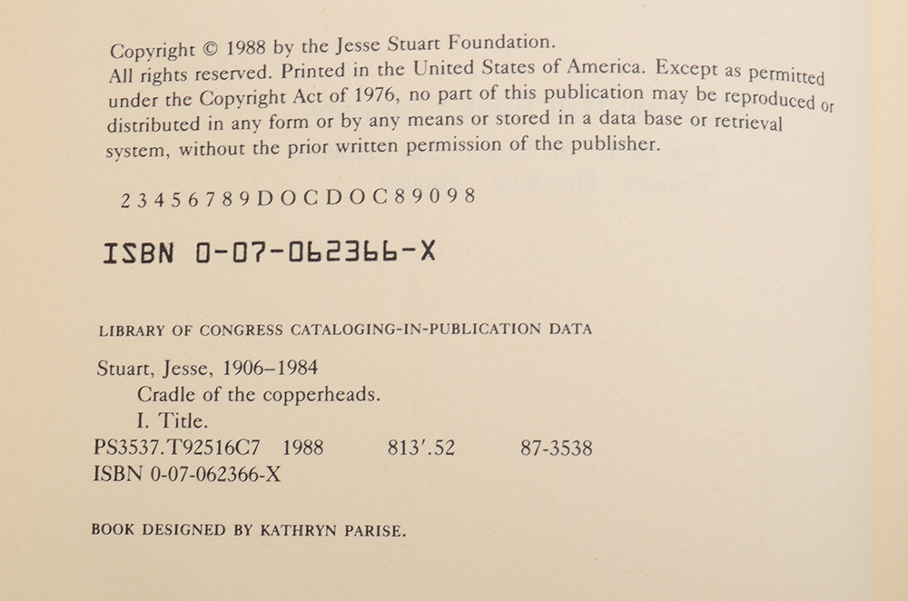 Jesse Stuart Book Collection