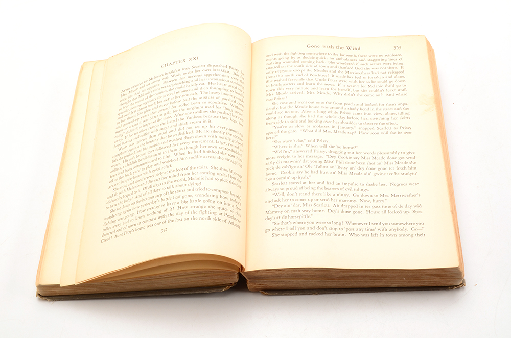 "Gone with the Wind" First Edition, Second Printing