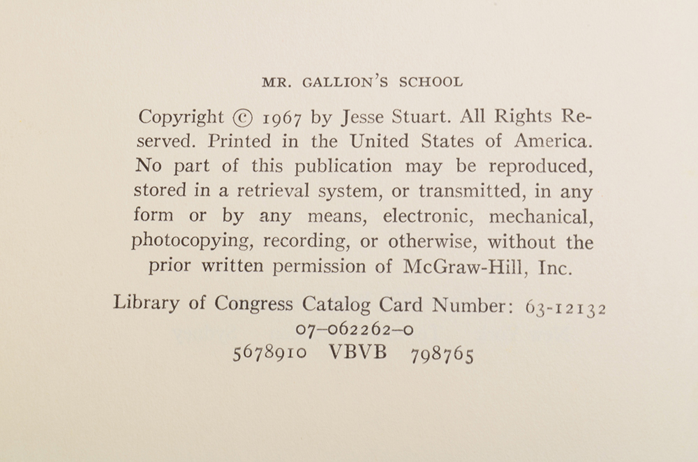 Jesse Stuart Book Collection