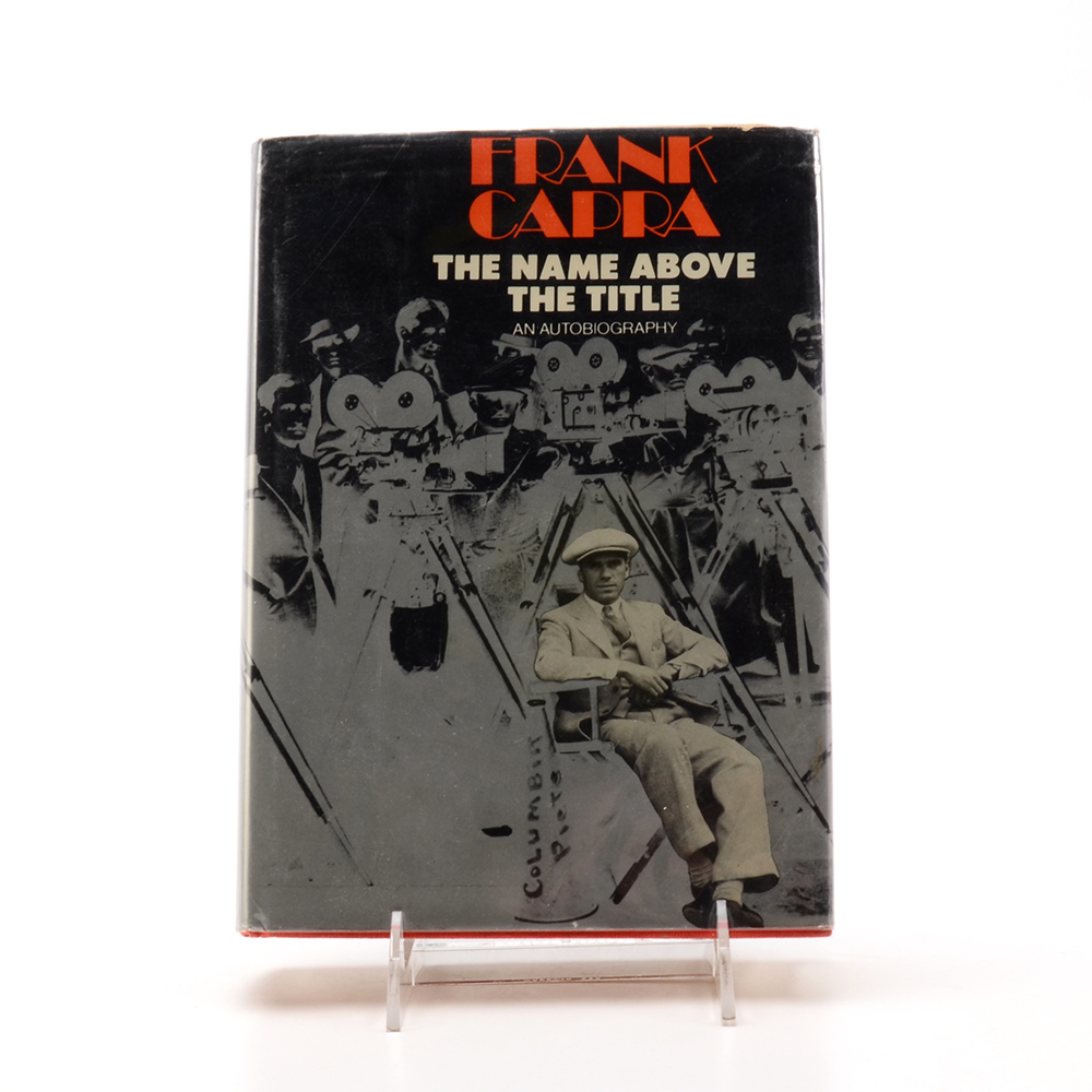 Signed Frank Capra "The Name Above the Title" Autobiography