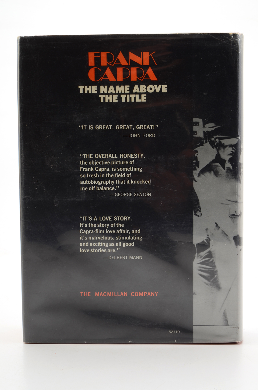 Signed Frank Capra "The Name Above the Title" Autobiography