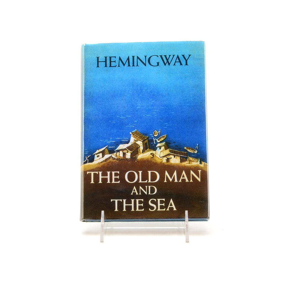 Book Club Edition of "The Old Man and the Sea" by Ernest Hemingway With Facsimile Dust Jacket