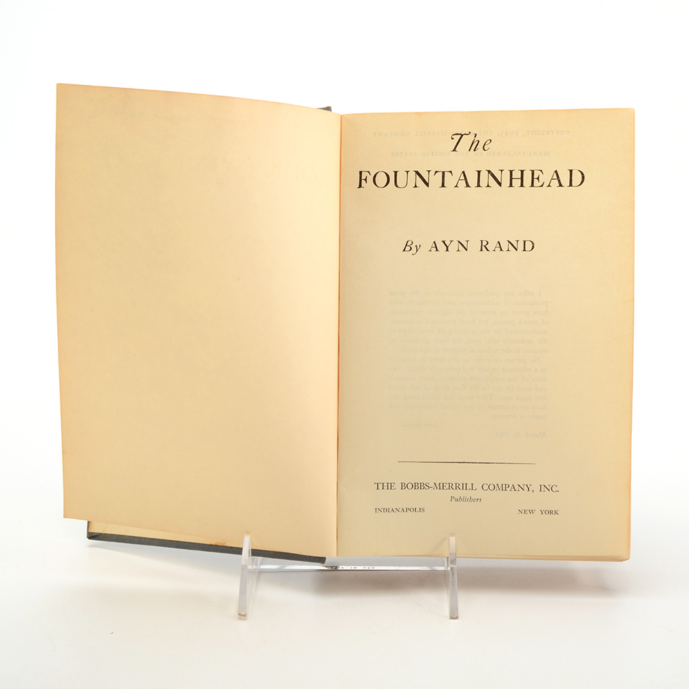 "The Fountainhead" by Ayn Rand