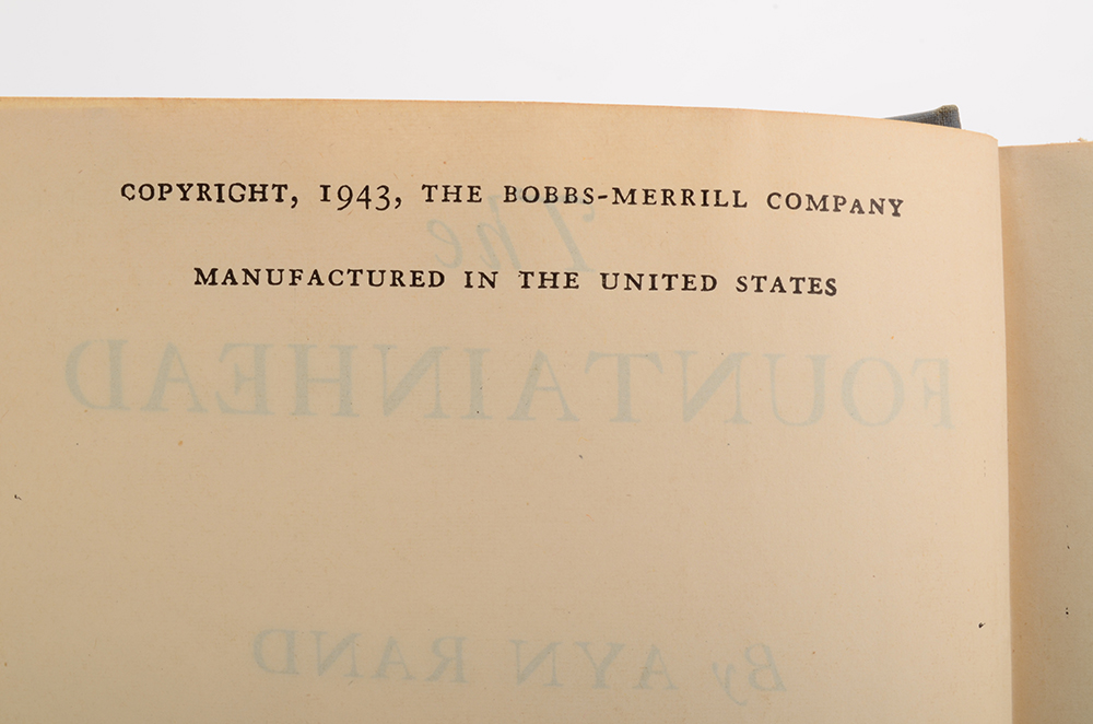 "The Fountainhead" by Ayn Rand