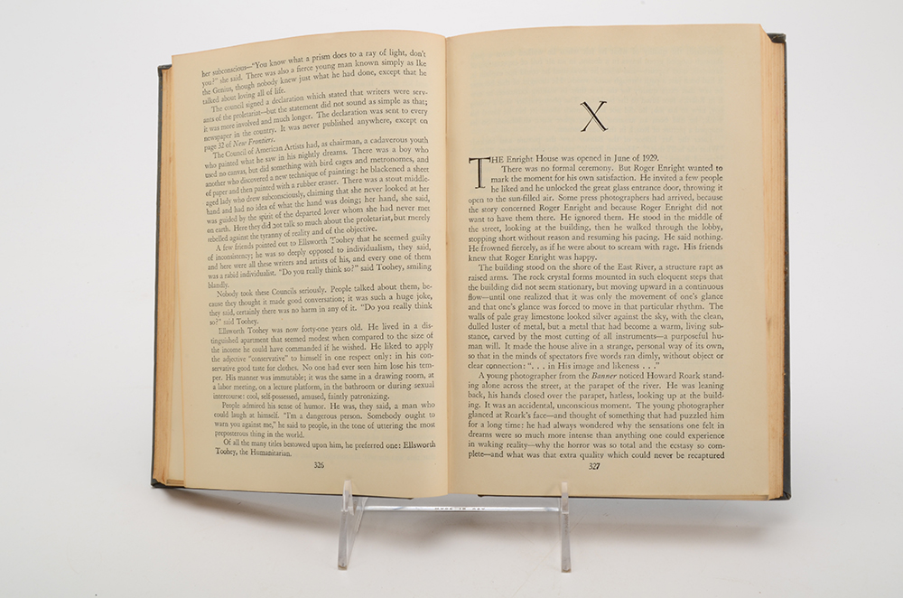 "The Fountainhead" by Ayn Rand