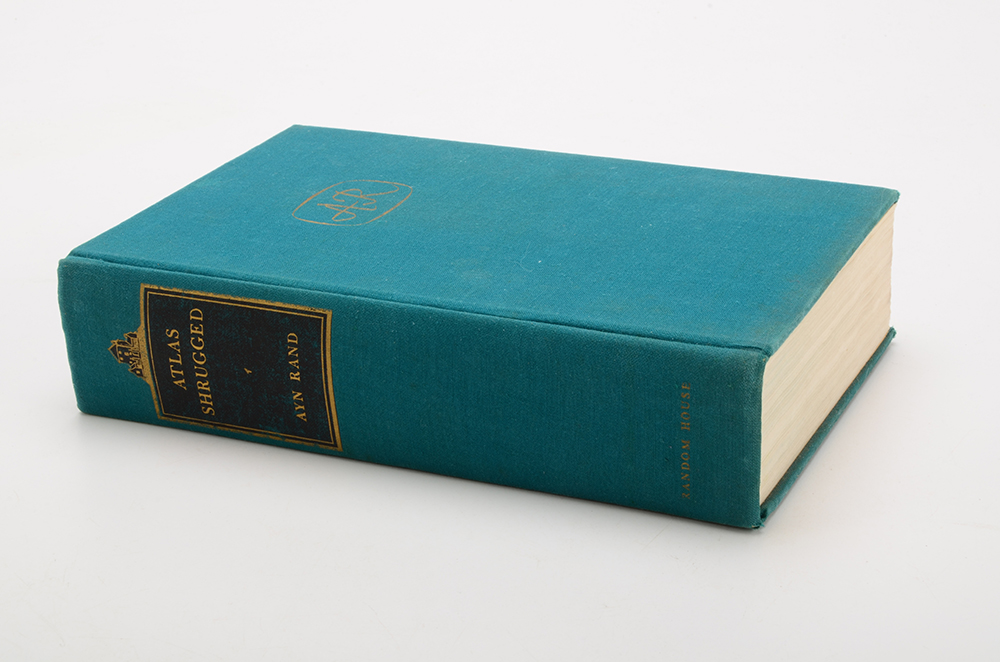 1957 First Edition, Second Printing "Atlas Shrugged" by Ayn Rand