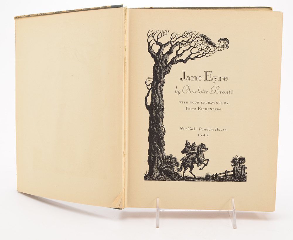 Vintage "Jane Eyre" and "Wuthering Heights"