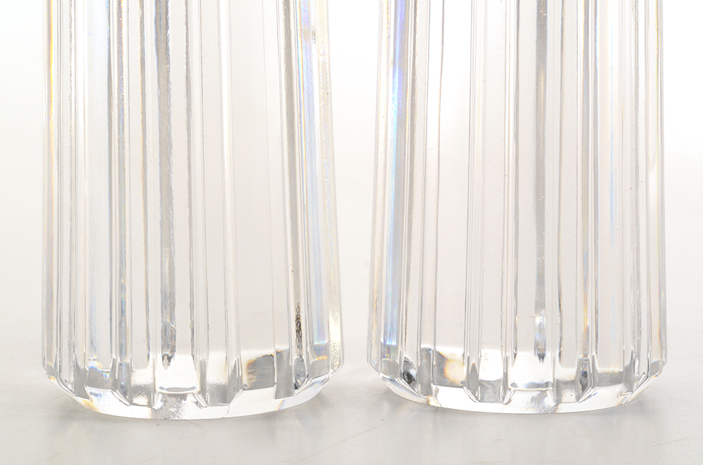 Tiffany & Co Crystal Candlesticks